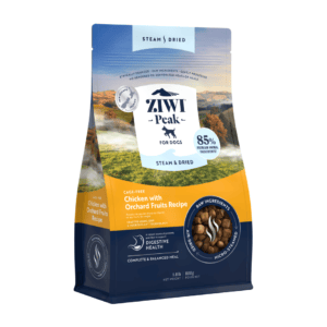 Ziwi Peak Steam&Dried Dog Chicken with Orchard Fruits sausas pašaras šunims 1,5 kg