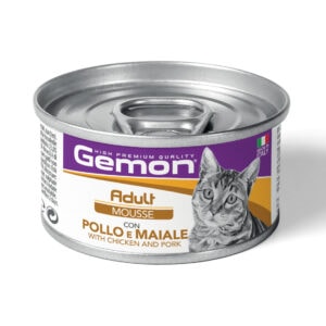 GEMON Wet Cat Mousse Adult Chicken Pork 85g