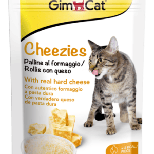 GimCat Cheezies skanėstai katėms su sūriu 50g