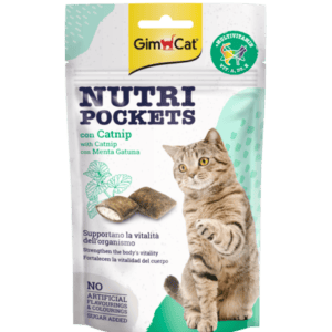 GimCat Nutri Pockets with Catnip & Multivitamin 60g