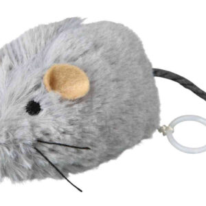 Trixie Prisukama pelė pliušas su katžole 8cm