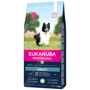 Gyvūnų prekės 15 0006328 e05083 euk adult sm breed lamb rice pfb 18 kg