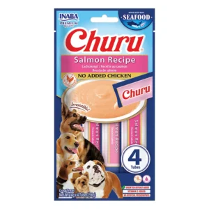 Churu kreminis skanėstas šunims su lašiša,4vnt