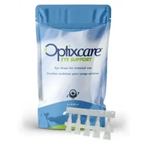 Optixcare® Eye Support akių lašai vietinės tarpląstelinės medžiagos pakaitalas katėms, šunims ir arkliams