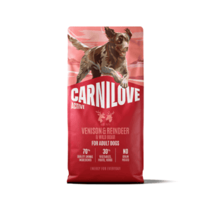 CARNILOVE ACTIVE Dog Dry Venison & Reindeer & Wild Boar sausas pašaras šunims 12 kg