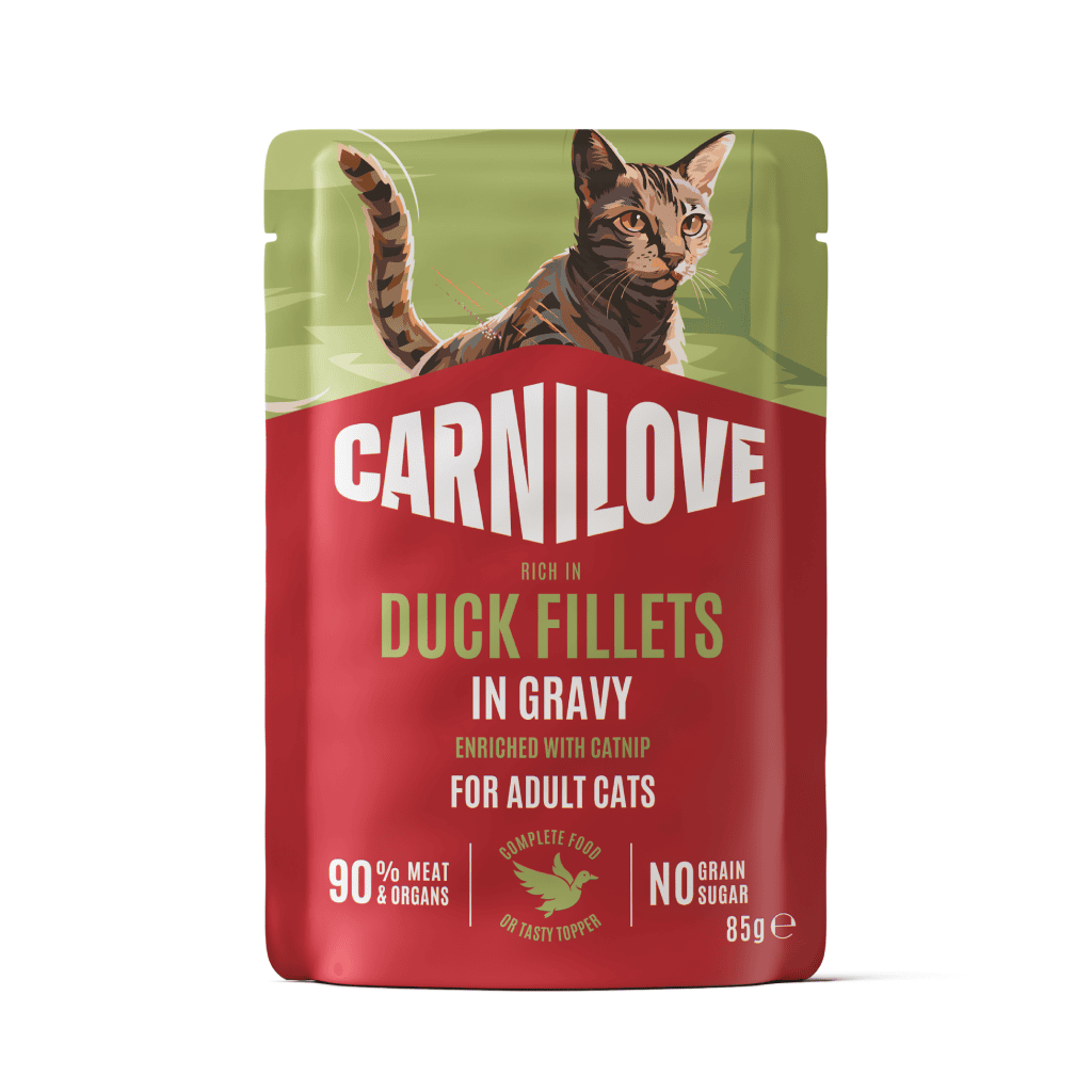 CARNILOVE Gravy rich in Duck enriched with Catnip konservuotas pašaras katėms 85 g CARNILOVE Gravy rich in Duck enriched with Catnip konservuotas pašaras katėms 85 g