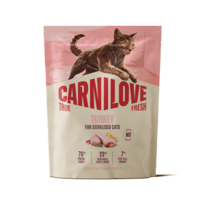 CARNILOVE TRUE FRESH Cat Dry Turkey Adult Cat Sterilised sausas pašaras katėms 400 g