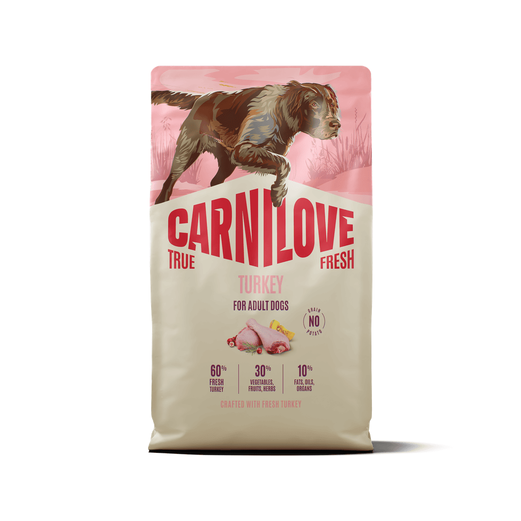 CARNILOVE TRUE FRESH Dog Turkey sausas pašaras šunims 4 kg CARNILOVE TRUE FRESH Dog Turkey sausas pašaras šunims 4 kg