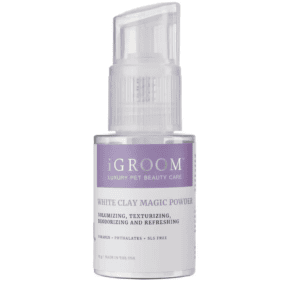 iGroom White Clay Magic Powder 25g suteikia apimties