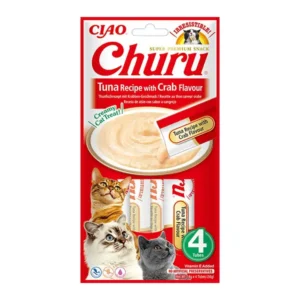 Churu kreminis skanėstas katėms su tunu ir krabu 56g N4