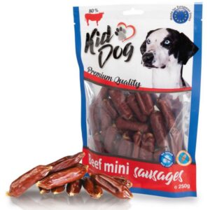 KIDDOG Mini dešrelės su jautiena 250g