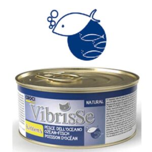 VIBRISSE konservai kačiukam su žuvimi 70g 1vnt