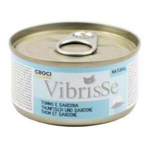 VIBRISSE konservai katėms tunas su sardine 70g