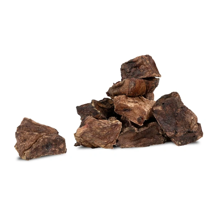 Hau&Miau Puzzo Snack, jaučio plaučių kubeliai 3-4 cm, 150g Hau&Miau Puzzo Snack jaučio plaučių kubeliai 3-4 cm 150g