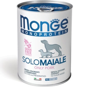 Monge Monoproteico Solo Wet Dog Pate 100% PORK 400g