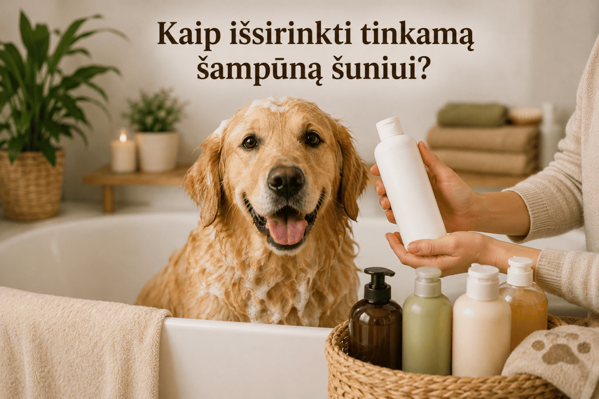 Kaip išsirinkti tinkamą šampūną šuniui? 1 Kaip išsirinkti tinkamą šampūną šuniui