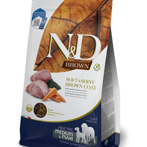 0005477 f44693 farmina nd brown dog dry lamb spirulinacarrot adult medmax 2 kg