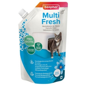 Gyvūnų prekės 15 Beaphar Odour killer for cats 400g