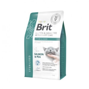 Brit GF Veterinary Diets Cat Sterilised sausas pašaras katėms 2kg