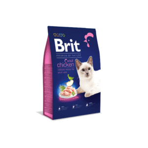 Brit Premium by Nature Cat Adult Chicken sausas pašaras katėms 1.5 kg