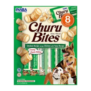 Churu Bites skanėstas šunims su vištiena ir tunu suktinukai 8 vnt