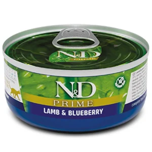 FARMINA N&D PRIME CAT Wet Lamb&Blueberry ADULT 70 g