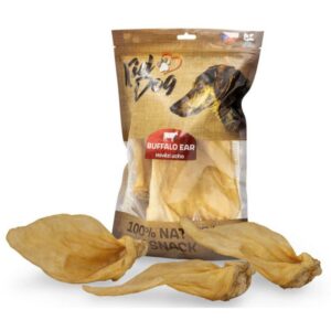 KIDDOG 100% natūralios buivolų ausys 250g