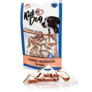 Naujienos 16 KIDDOG Sandwich lašišos su menke sumuštinukai 80g
