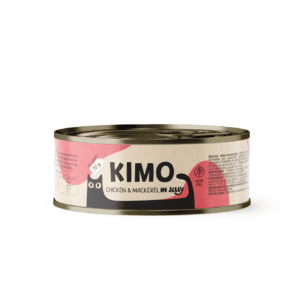 Naujienos 27 Kimo Chicken&Mackerel in Jelly konservuotas pašaras katėms su vištiena ir skumbre 70 g