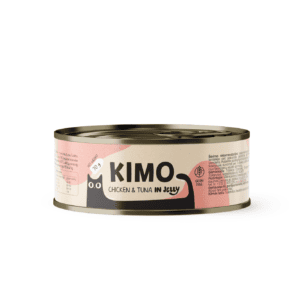 Naujienos 23 Kimo Chicken&Tuna in Jelly konservuotas pašaras katėms su vištiena ir tunu 70 g