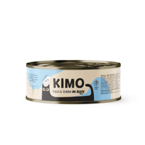 Naujienos 26 Kimo Tuna&Surimi in Jelly konservuotas pašaras katėms su tunu ir surimi 70 g