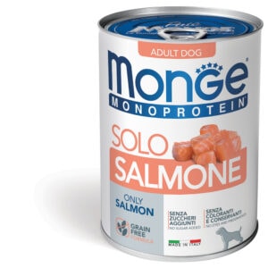 Monge Monoproteico Solo Wet Dog Pate 100% Salmon 400g