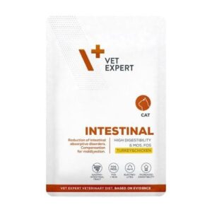 VetExpert Veterinary Diet Intestinal cat Turkey&Chicken 100g pouch