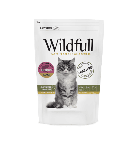 Wildfull Cat Salmon Adult sausas pašaras katėms 400 g Wildfull Cat Salmon Adult sausas pašaras katėms 400 g