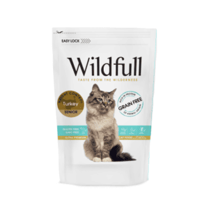 Wildfull Cat Turkey Senior sausas pašaras katėms 400 g
