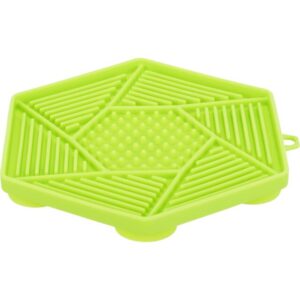 TRIXIE Lick'n'Snack Laižymo lėkštė su siurbtukais silikonas 17 cm žalia
