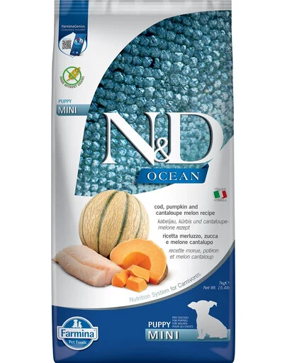 0007062_f38814-farmina-nd-ocean-dog-dry-cod-pumpkincantaloupe-puppy-mini-7-kg 0007062 f38814 farmina nd ocean dog dry cod pumpkincantaloupe puppy mini 7 kg