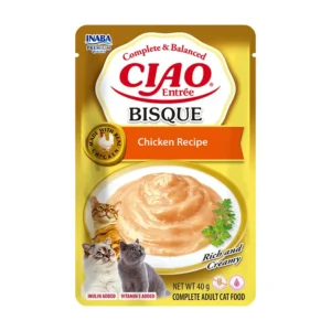 CIAO Entree Bisque konservai katėms su vištiena 40g