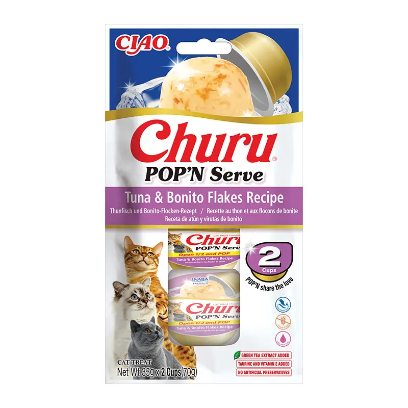 Churu Popn Serve skanėstas katėms su tunu 35g Churu Popn Serve skanėstas katėms su tunu 35g