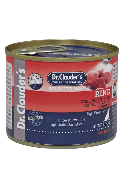 DR. CLAUDER'S drėgnas maistas šunims su jautiena ir prebiotikais 200g DR. CLAUDER'S drėgnas maistas šunims su jautiena ir prebiotikais 200g