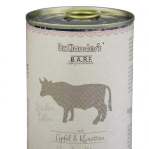 DR. CLAUDER'S BARF mėsos ir daržovių konservai šunims su jautiena 400g