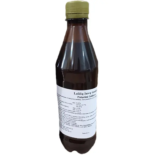 Lašišų žuvų taukai , 500ml Lašišų žuvų taukai 500ml