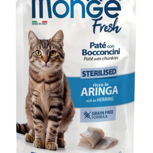 Monge Fresh - Pouches Cat Sterilised Herring 85g