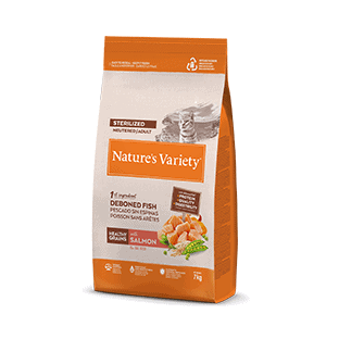 Natures Variety HEALTHY GRAINS STERILIZED lašiša 7 kg Natures Variety HEALTHY GRAINS STERILIZED lašiša 7 kg