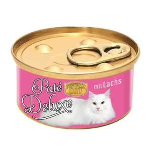 Perfecto Cat Pate konservuotas pašaras katėms, paštetas su lašiša ir krevetėmis 85g