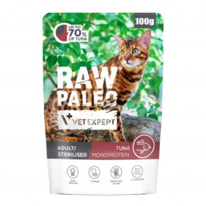 Raw Paleo Cat Sterilised Tuna pouch 100g