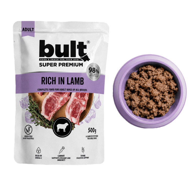 Bult Rich in Lamb konservuotas pašaras šunims 500 g 1 Bult Rich in Lamb konservuotas pašaras šunims 500 g
