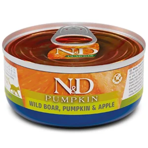 FARMINA N&D PUMPKIN CAT Wet Wild Boar Pumpkin&Apple ADULT 70 g
