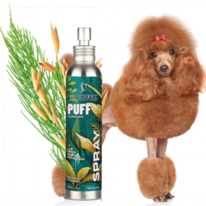 Fluido Pet PUFF Spray apimties suteikiantis purškiklis 150 ml