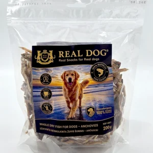 REAL DOG SNACKS Ančiuviai 200g